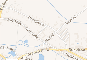 Švermova v obci Osek - mapa ulice