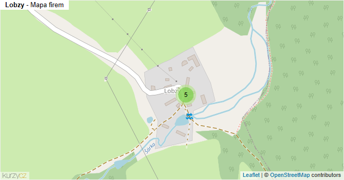 Lobzy - mapa firem