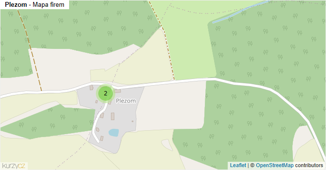 Plezom - mapa firem