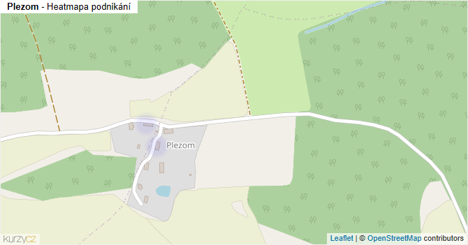 Plezom - mapa podnikání