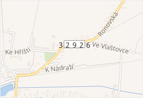 Ronovská v obci Oskořínek - mapa ulice
