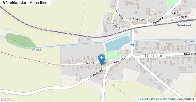 Všechlapská - mapa firem