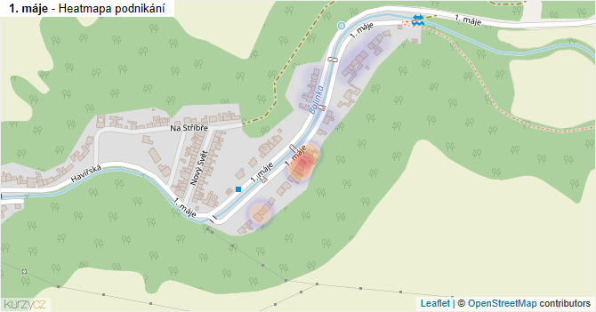 1. máje - mapa podnikání
