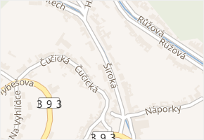 Široká v obci Oslavany - mapa ulice