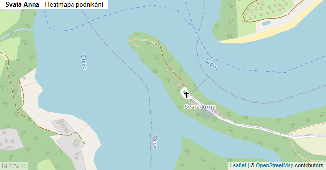 Svatá Anna - mapa podnikání