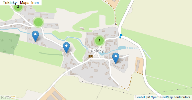Tukleky - mapa firem