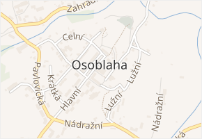 Na Náměstí v obci Osoblaha - mapa ulice