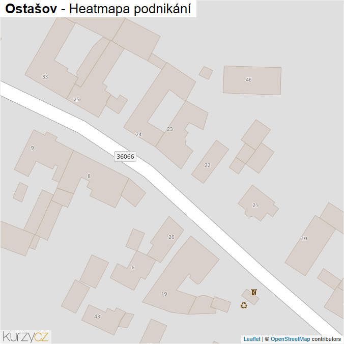 Mapa Ostašov - Firmy v obci.