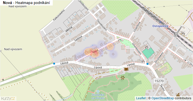 Nová - mapa podnikání