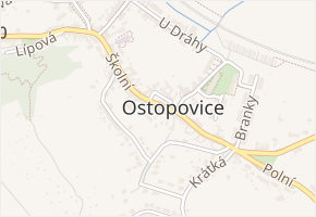 Šelše v obci Ostopovice - mapa ulice