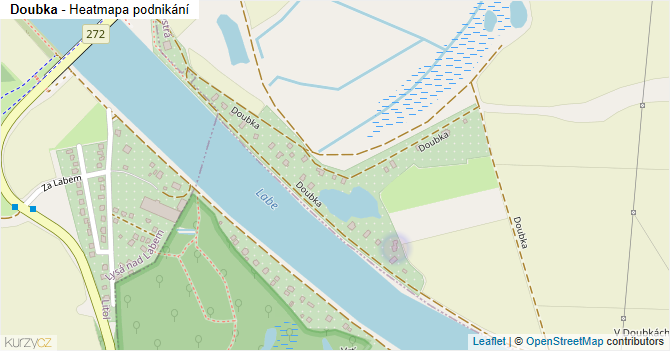 Doubka - mapa podnikání