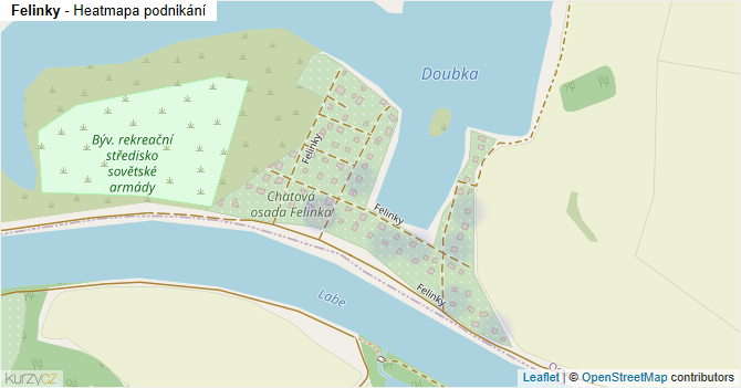 Felinky - mapa podnikání