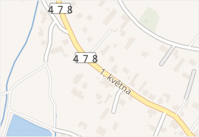 1. května v obci Ostrava - mapa ulice