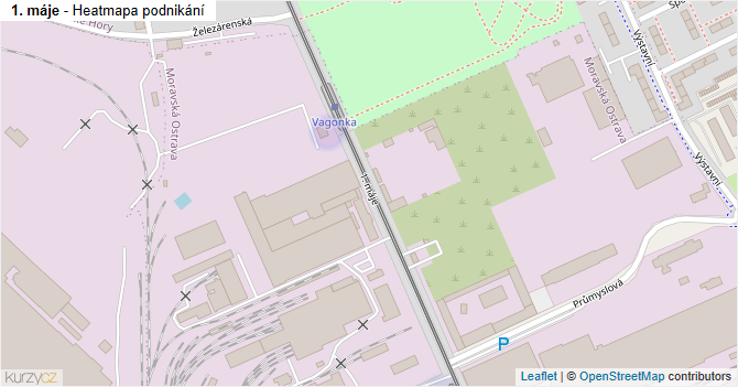 1. máje - mapa podnikání