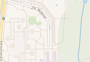 29. dubna v obci Ostrava - mapa ulice