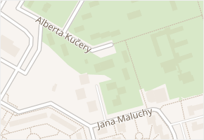 Alberta Kučery v obci Ostrava - mapa ulice