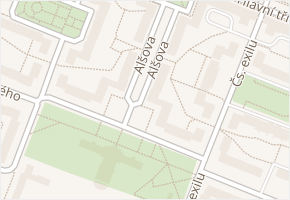 Alšova v obci Ostrava - mapa ulice