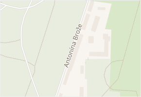 Antonína Brože v obci Ostrava - mapa ulice