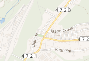 Bernátkova v obci Ostrava - mapa ulice