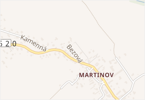 Bezová v obci Ostrava - mapa ulice