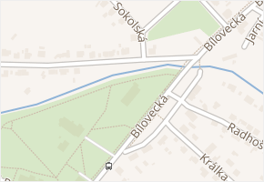 Bílovecká v obci Ostrava - mapa ulice