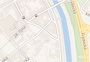 Biskupská v obci Ostrava - mapa ulice