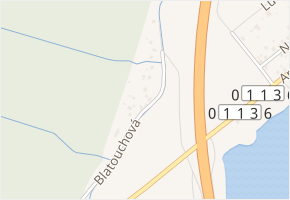 Blatouchová v obci Ostrava - mapa ulice