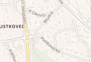 Bludná v obci Ostrava - mapa ulice