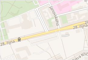 Bozděchova v obci Ostrava - mapa ulice