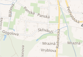 Chleborádova v obci Ostrava - mapa ulice