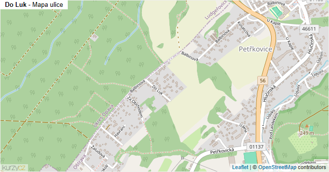 Do Luk - mapa ulice