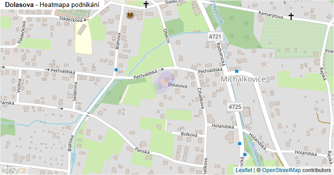 Dolasova - mapa podnikání