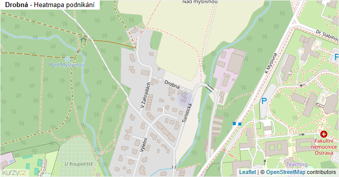 Drobná - mapa podnikání
