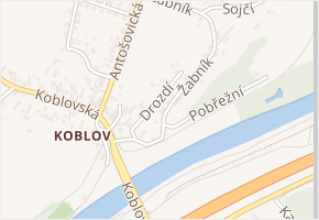 Drozdí v obci Ostrava - mapa ulice