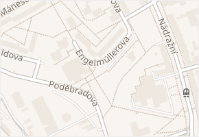 Engelmüllerova v obci Ostrava - mapa ulice