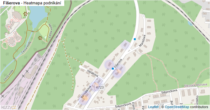 Fišerova - mapa podnikání