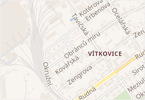 Floriánova v obci Ostrava - mapa ulice