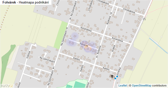 Folvárek - mapa podnikání