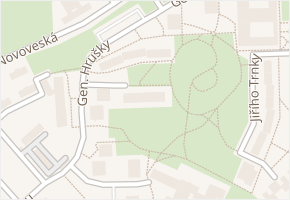 Gen. Hrušky v obci Ostrava - mapa ulice