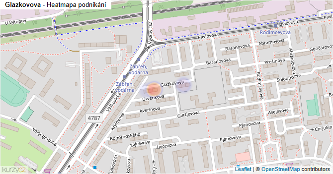 Glazkovova - mapa podnikání