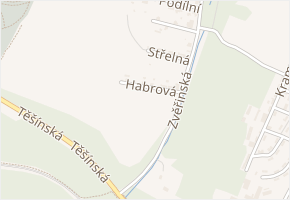 Habrová v obci Ostrava - mapa ulice