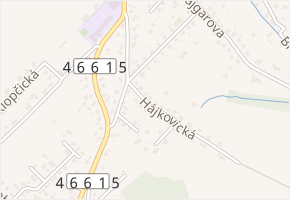 Hájkovická v obci Ostrava - mapa ulice
