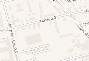 Hasičská v obci Ostrava - mapa ulice