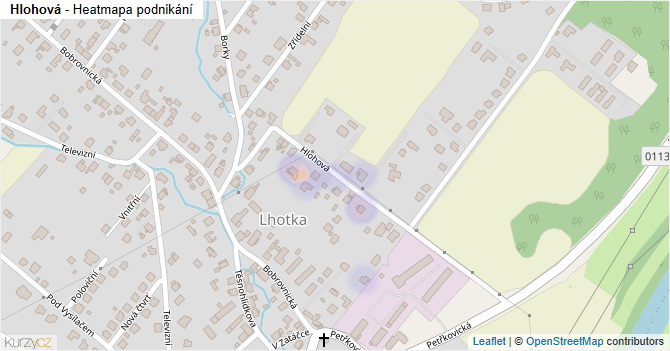 Hlohová - mapa podnikání