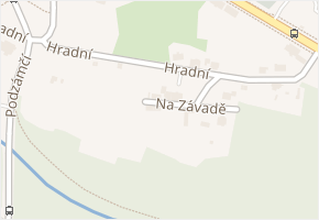 Hradní v obci Ostrava - mapa ulice