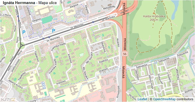 Ignáta Herrmanna - mapa ulice
