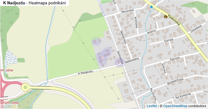 K Nadjezdu - mapa podnikání