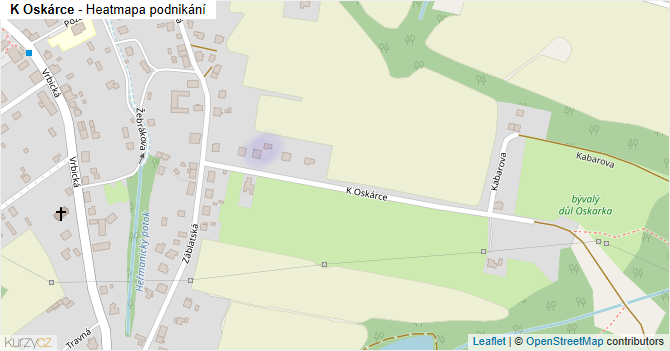 K Oskárce - mapa podnikání