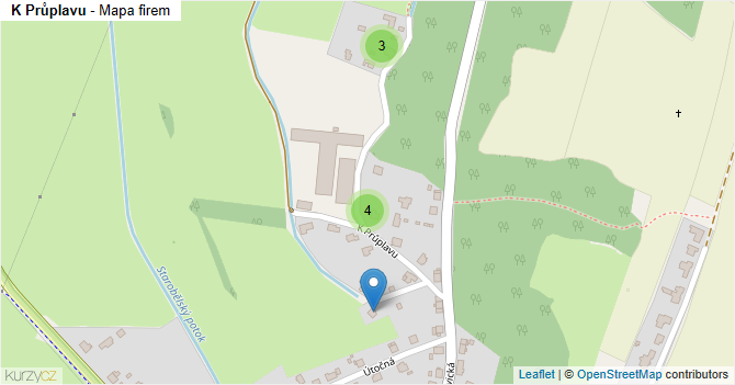 K Průplavu - mapa firem