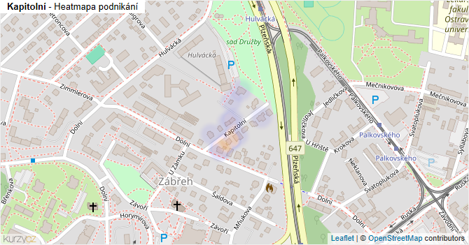 Kapitolní - mapa podnikání